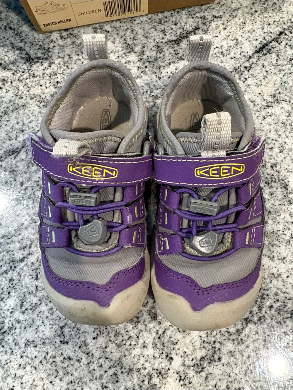 KEEN Knotch Hollow (Children) Purple/Evening Primrose Sneakers